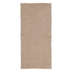 Ferm LIVING Serviette De Bain Organic, 70 x 140 cm, Marron Clair