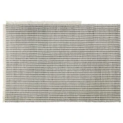 Ferm LIVING Tapis Way, 140 x 200 cm, Blanc Cassé - bleu Foncé