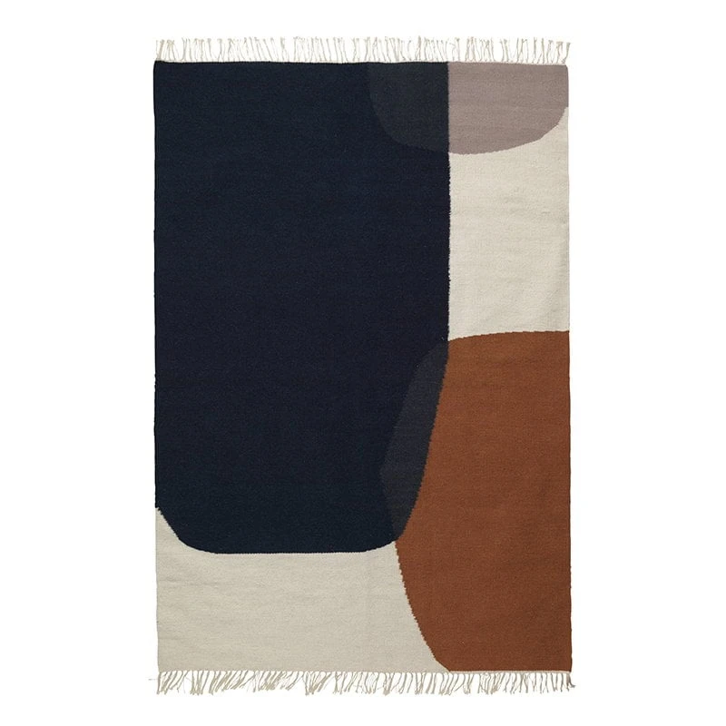Ferm LIVING Tapis Kilim, Merge, 140 X 200 cm 3 Ferm LIVING Tapis Kilim, Merge, 140 X 200 cm