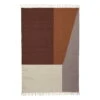 Ferm LIVING Tapis Kilim, Borders, 140 X 200 cm -Ferm Living 102FLAW HV