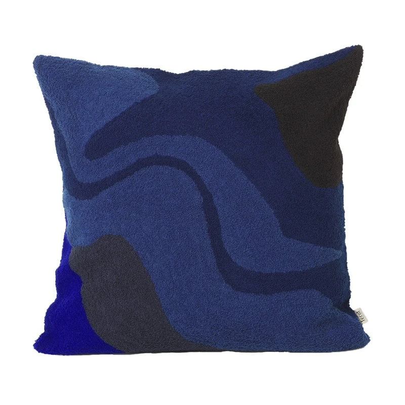 Ferm LIVING Coussin Vista, Bleu Foncé 3 Ferm LIVING Coussin Vista, Bleu Foncé