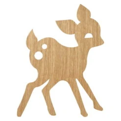 Ferm LIVING Applique My Deer, Chêne Huilé