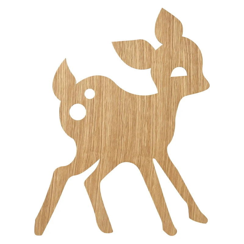 Ferm LIVING Applique My Deer, Chêne Huilé 3 Ferm LIVING Applique My Deer, Chêne Huilé