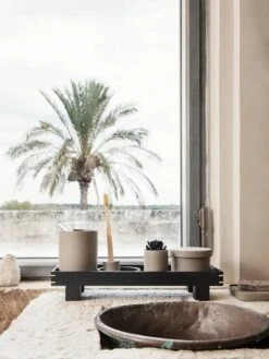 Ferm LIVING Porte-brosse à Dents Bon Accessories, Sable - Noir -Ferm Living 110205101 2 1579101360 1080x