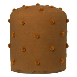 Ferm LIVING Pouf Tufté Dot, Sugar Kelp - Moutarde