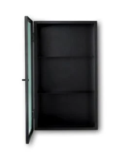 Ferm LIVING Armoire Murale Haze, Verre Cannelé, Noir -Ferm Living 1104263173 3