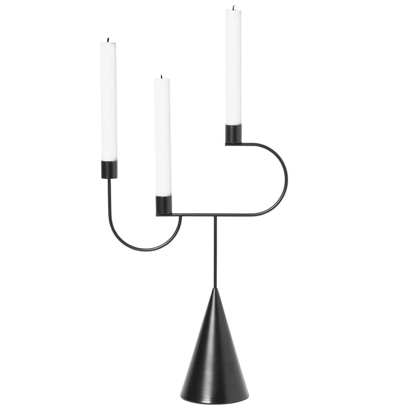 Ferm LIVING Chandelier Avant, Noir 3 Ferm LIVING Chandelier Avant, Noir