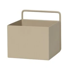 Ferm LIVING Boîte Wall Box, Carré, Cashmere