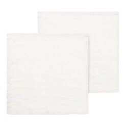 Ferm LIVING Serviettes De Table En Lin, 2 pièces, Blanc Cassé
