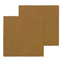 Ferm LIVING Serviettes De Table En Lin, 2 pièces, Sugar Kelp