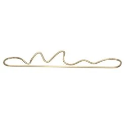 Ferm LIVING Porte-serviettes Curvature, Laiton