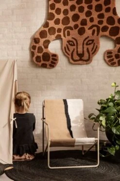 Ferm LIVING Fauteuil Lounge Desert, Cashmere - Soil -Ferm Living 17 0354