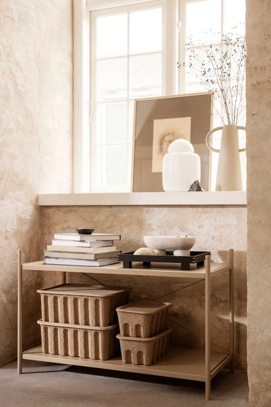 Ferm LIVING Petite Boîte En Pâte à Papier, 2 pièces 6 Ferm LIVING Petite Boîte En Pâte à Papier, 2 pièces – Image 4