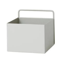 Ferm LIVING Wall Box, Carré, Gris Clair