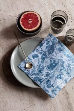 Ferm LIVING 4 petits Verres Ripple, Smoked Grey -Ferm Living 21 17035 1