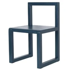 Ferm LIVING Chaise Little Architect, Bleu Foncé