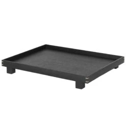 Ferm LIVING Plateau Bon, L, Chêne Teinté Noir