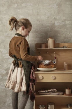 Ferm LIVING Tablier Pour Enfants Hale, Vert - Noir -Ferm Living 24 12178