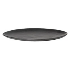 Ferm LIVING Assiette Moyenne Flow, Noir