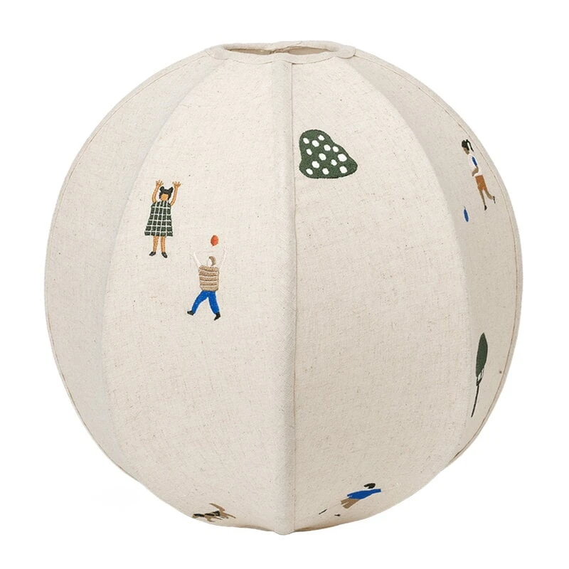 Ferm LIVING Abat-jour Brodé The Park, Blanc Cassé 3 Ferm LIVING Abat-jour Brodé The Park, Blanc Cassé