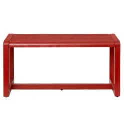 Ferm LIVING Banc Little Architect, Rouge Coquelicot