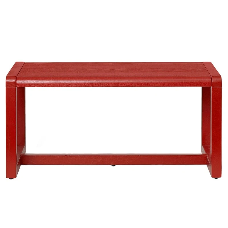 Ferm LIVING Banc Little Architect, Rouge Coquelicot 2 Ferm LIVING Banc Little Architect, Rouge Coquelicot