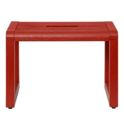 Ferm LIVING Tabouret Little Architect, Rouge Coquelicot