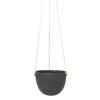 Ferm LIVING Grand Pot Suspendu Speckle, Gris Foncé