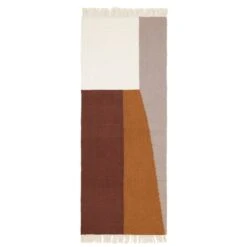 Ferm LIVING Chemin De Couloir Kilim, Borders, 70 x 180 cm