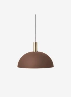 Ferm LIVING Socket Pendant Low, Laiton -Ferm Living 51062B5140 Dome