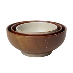 Ferm LIVING Bols Midi, Lot De 3, Multicolore