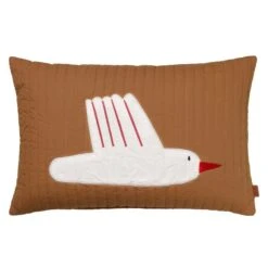Ferm LIVING Coussin Matelassé Bird, 40 x 60 cm, Sugar Kelp