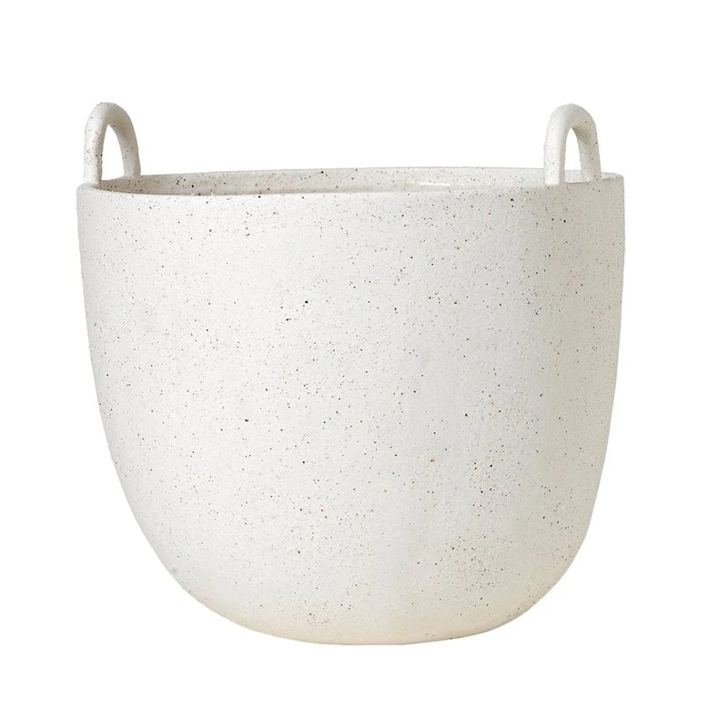 Ferm LIVING Grand Pot Speckle, Blanc Cassé 3 Ferm LIVING Grand Pot Speckle, Blanc Cassé