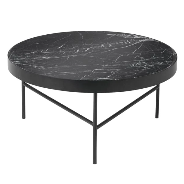 Ferm LIVING Table Marble, Grand Modèle, Noir 3 Ferm LIVING Table Marble, Grand Modèle, Noir