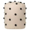 Ferm LIVING Pouf Tufté Dot, Sable - noir -Ferm Living 605FermLiving AK