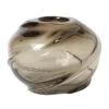 Ferm LIVING Vase Rond Water Swirl, Smoked Grey 1 Ferm LIVING Vase Rond Water Swirl, Smoked Grey -Ferm Living 612FermLiving AK
