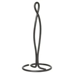 Ferm LIVING Porte Essuie-tout Curvature, Laiton Noir