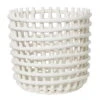 Ferm LIVING Corbeille Ceramic, XL, Blanc Cassé