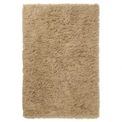 Ferm LIVING Tapis à Poils Longs Meadow, Petit Modèle, Sable Clair