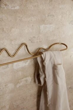 Ferm LIVING Porte-serviettes Curvature, Laiton -Ferm Living 66 1152