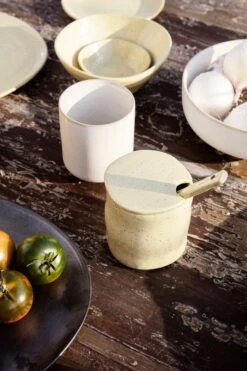 Ferm LIVING Petite Assiette Flow, Jaune Moucheté -Ferm Living 77 1629 2