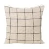 Ferm LIVING Coussin Calm, 50 x 50 cm, Camel - Noir -Ferm Living 8ferm living 20 TH