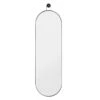 Ferm LIVING Miroir Poise, Ovale, Noir