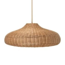Ferm LIVING Abat-jour Braided Disc, Naturel