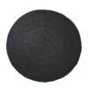 Ferm LIVING Grand Tapis Rond En Jute Eternal, Noir 2 Ferm LIVING Grand Tapis Rond En Jute Eternal, Noir -Ferm Living Eternal pyorea juuttimatto iso musta TM