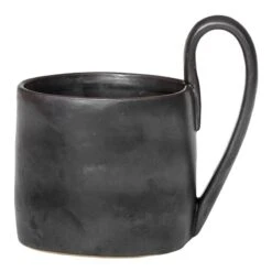 Ferm LIVING Mug Flow, Noir