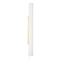 Ferm LIVING Applique Vuelta, 100 cm, Blanc - laiton