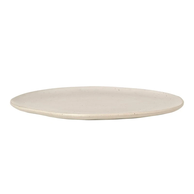 Ferm LIVING Grande Assiette Flow, Blanc Cassé Moucheté 2 Ferm LIVING Grande Assiette Flow, Blanc Cassé Moucheté