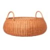 Ferm LIVING Panier Braided, Modèle Bas -Ferm Living FL1104264649 fermLIVING SS22 BraidedBasket Natural KB
