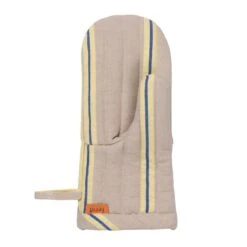 Ferm LIVING Gant De Cuisine Hale, Huître - citron - Bleu Vif